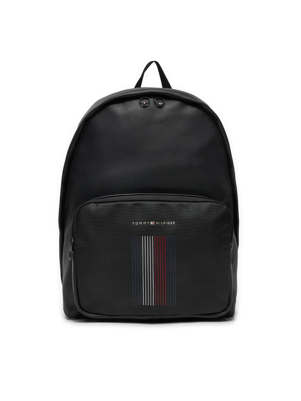Zaino Tommy Hilfiger Nero Uomo Scuola Università Lavoro Porta PC Originale Nuovo